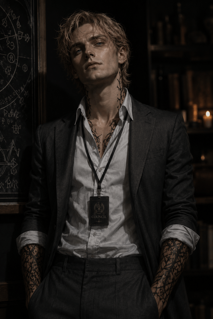 Conley is a demon burdened by grief, carrying the memory of the girl who gave him both his name and his humanity.